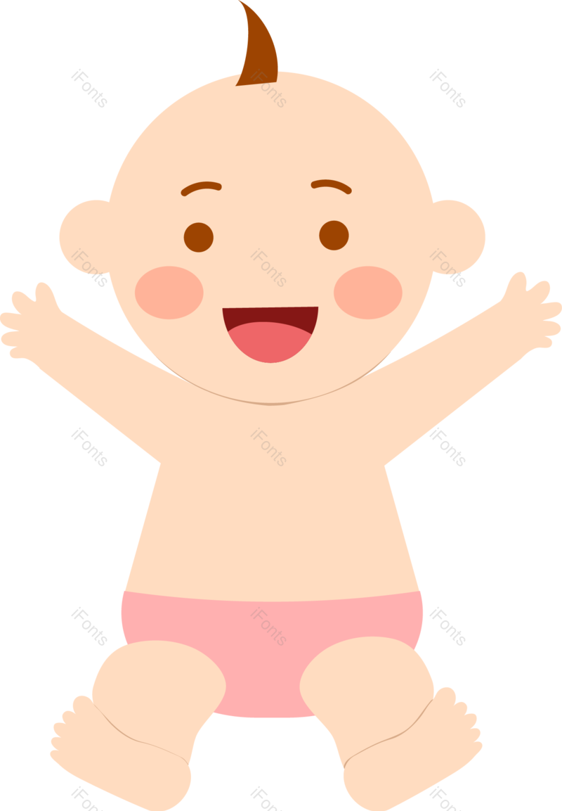 形象设计图片,娃娃元素,宝宝PNG,婴儿免抠素材